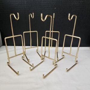 5 Tea Cup and Saucer Metal Stands